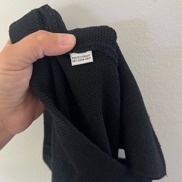 St. John Collection Santana Knit Black & Red Long Jacket & Pants Suit Set Size 6 - Picture 16 of 16